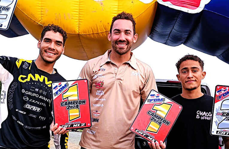 Franklin Nogueras Jr. se corona doble campeón nacional de motocross en las categorías MX-1 y MX-2