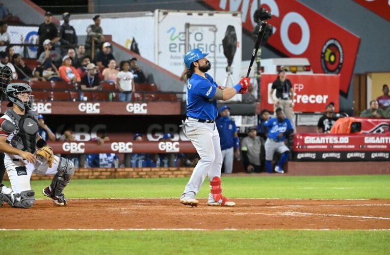 Alfaro y Leyba conducen a Tigres apretada victoria 5-3 sobre Gigantes