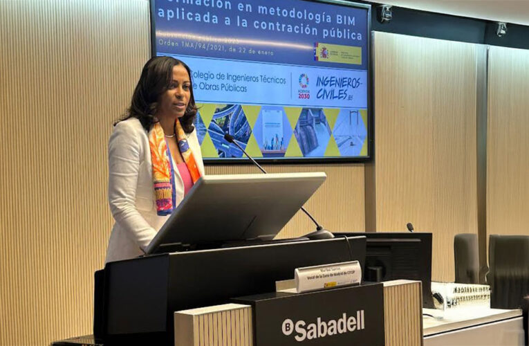 Maribel Santos, primera mujer vicedecana del Colegio de Ingenieros Civiles en España