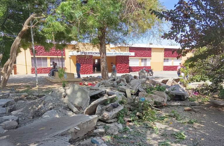 Infraestructura Escolar ejecuta remozamiento en Politécnico Manuel María Castillo de San Francisco de Macorís